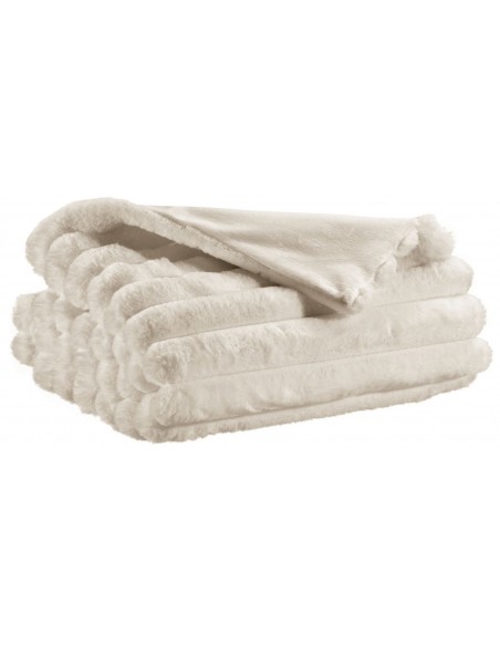 BED COVER VIVARAISE ALICE NEIGE 240x260 100% POLYESTER