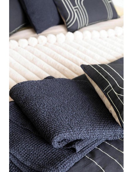 BED COVER VIVARAISE ALICE NEIGE 240x260 100% POLYESTER