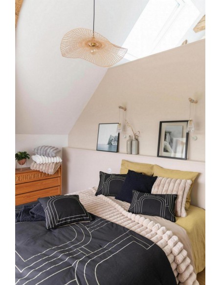 BED COVER VIVARAISE ALICE PERLE 240x260 100% POLYESTER