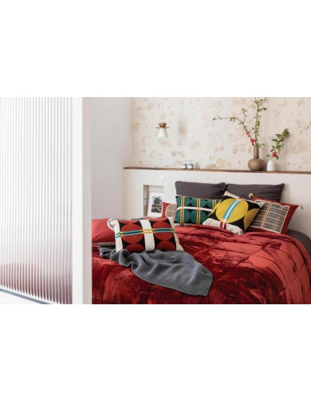 ΠΑΠΛΩΜΑ VIVARAISE BETENDER GERANIUM 225x260 100% MICRIFIBRE