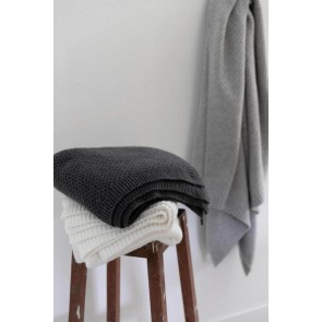 SOFA BLANKET VIVARAISE DANILO NEIGE 130x160 100% POLYESTER 2
