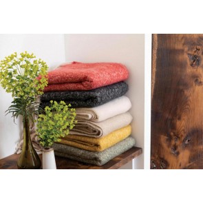 THROW VIVARAISE ISABEL UNI NEIGE 130x160 100% RECYCLED... 2
