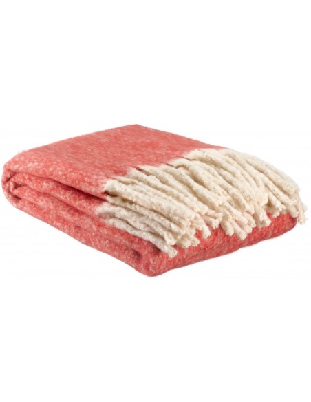 THROW VIVARAISE ISABEL UNI GERANIUM 130x160 100% RECYCLED POLYESTER