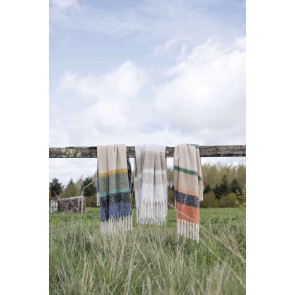 THROW VIVARAISE ISABEL CHATAIGNE 130x160 100% RECYCLED... 2
