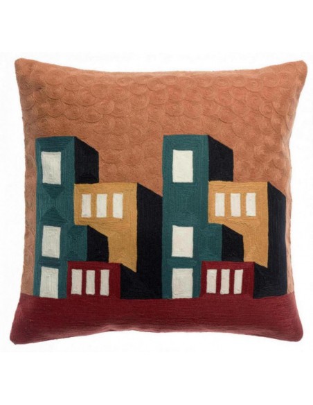 ΜΑΞΙΛΑΡΙ VIVARAISE SURI MULTICO ΧΕΙΡΟΠΟΙΗΤΟ 45x45 100% ΒΑΜΒΑΚΙ