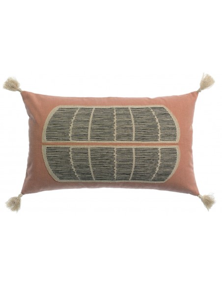 CUSHION VIVARAISE YAEL BOIS DE ROSE 40x65 100% COTTON