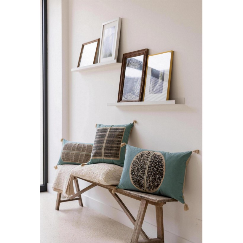 CUSHION VIVARAISE YAEL PRUSSE 40x65... CUSHION VIVARAISE YAEL PRUSSE 40x65...