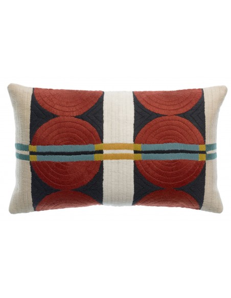 CUSHION VIVARAISE YONI MULTICO 30x50 100% COTTON