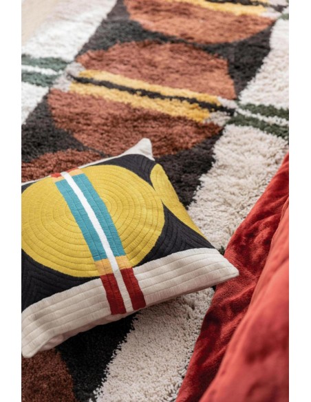 RUG VIVARAISE YONI GERANIUM 80x200 67% POLYPROPYLENE 28% JUTE