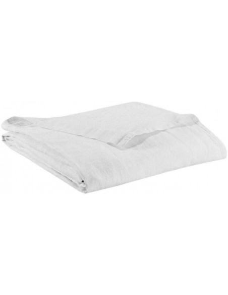 BED SHEET VIVARAISE ZEFF LIT BLANC 240x300 100% LINEN