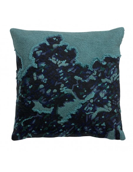CUSHION VIVARAISE MARA VERT DE GRIS 45×45 100% COTTON