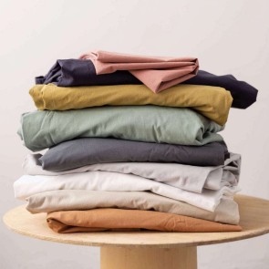 BED SHEET VIVARAISE CALITA CARBONE 240x300 100% COTTON 2