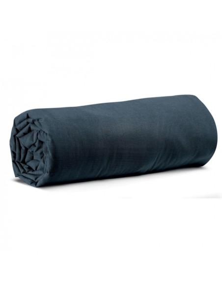 FITTED SHEET VIVARAISE CALITA MARINE 180x200 100% COTTON