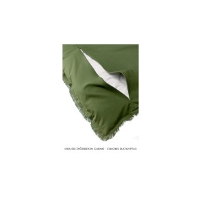 SOFA RUNNER VIVARAISE FARA OLIVE 85×200 100% VELVET COTTON 2