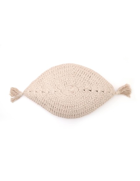 CUSHION NATTIOT PLUME ECRU 30x50 100% COTTON