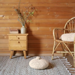 ΜΑΞΙΛΑΡΙ NATTIOT LENKA ECRU D30x12 100% ΒΑΜΒΑΚΙ 2