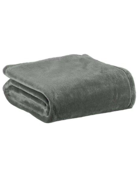 SOFA BLANKET VIVARAISE THEO GRIS 130X160 100%POLYESTER