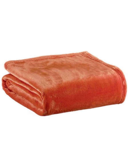 SOFA BLANKET VIVARAISE THEO MARMELADE 130X160 100%POLYESTER