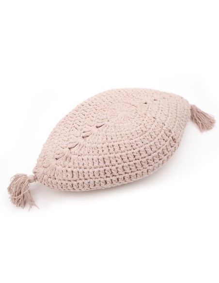 CUSHION NATTIOT PLUME NUDE 30x50 100% COTTON