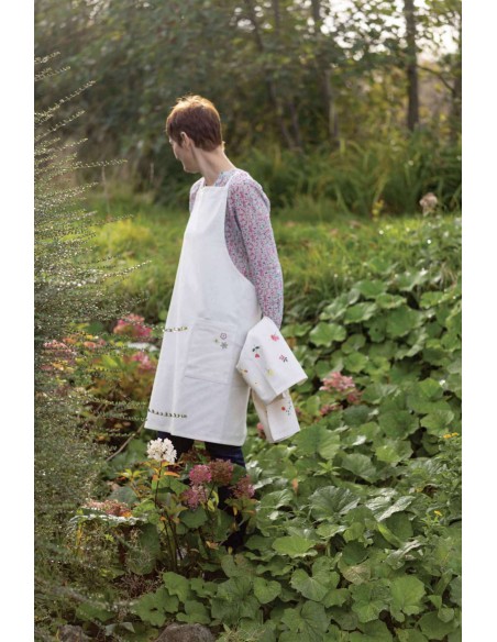 KITCHEN APRON WINKLER GARDENIA ECRU 112x75  80% COTTON 20% PΟLYESTER