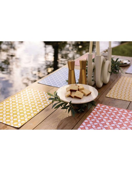 PLACE MAT WINKLER FATOU ALIZEE 33X48 80% COTTON 20% POLYESTER