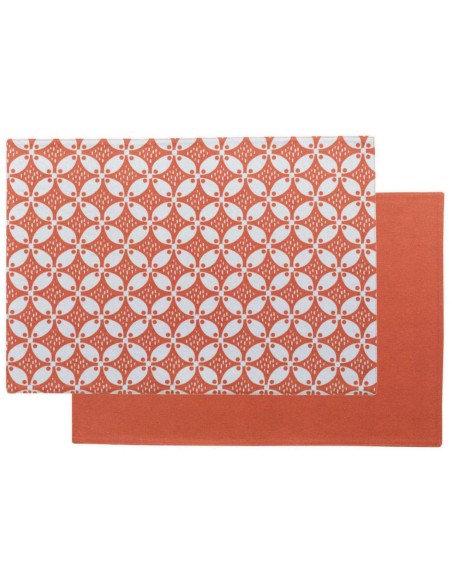 PLACE MAT WINKLER FATOU CORAIL 33X48 80% COTTON 20% POLYESTER