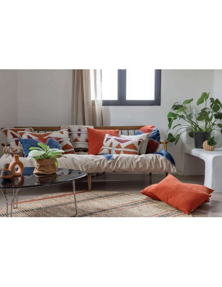 BED RUNNER VIVARAISE MILA BRODE NATUREL 85x200 100% COTTON