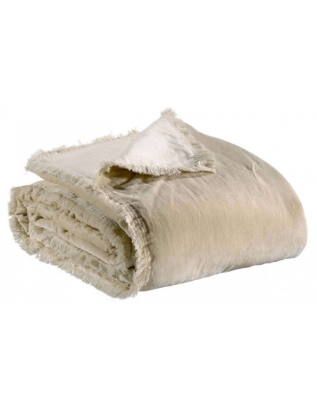 ΠΑΠΛΩΜΑ VIVARAISE FARA LIN 260X260 100% ΒΑΜΒΑΚΕΡΟ ΒΕΛΟΥΔΟ