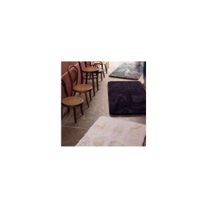 FUR RUG VIVARAISE EDDY IVOIRE 120x170 100% POLYESTER 2