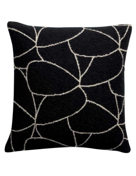 ΜΑΞΙΛΑΡΙ VIVARAISE DANY NOIR 45x45 70% ΒΑΜΒΑΚΙ 15% ΒΙΣΚΟΖΙ 15% ΛΙΝΟ