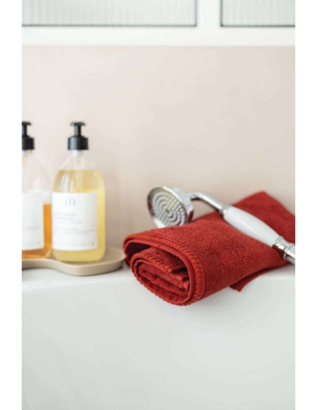 HAND TOWEL VIVARAISE BORA GERANIUM 30x50 100% COTTON