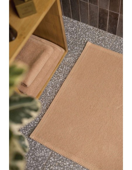 BODY TOWEL VIVARAISE BORA LATTE 90x150 100% COTTON