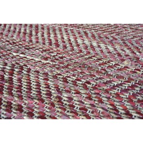 RUG STABLES RED 160x230 50% LEATHER 50% COTTON 2
