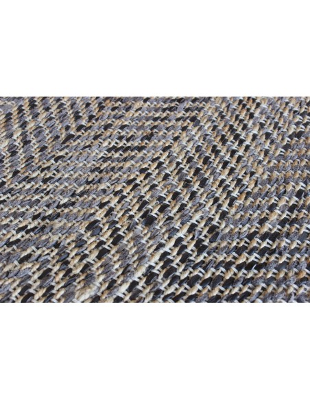 RUG STABLES BROWN 160x230 50% LEATHER 50% COTTON