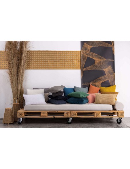 BED COVER VIVARAISE MAIA BLANC 260×260 100% COTTON