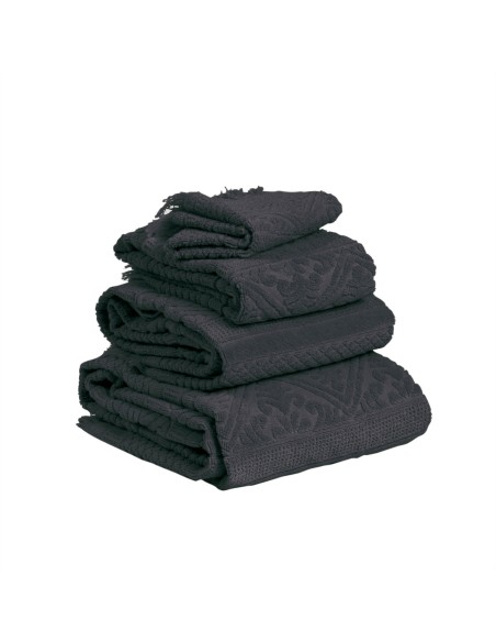 HAND TOWEL VIVARAISE ZOE CARBONE 30x50 100% COTTON