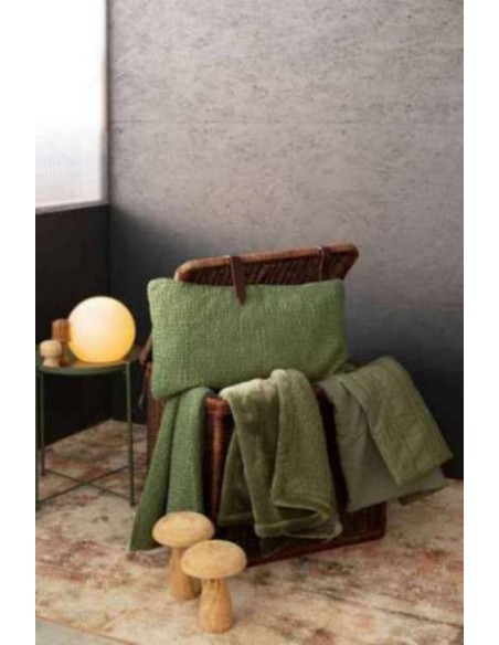 THROW VIVARAISE TANA AMANDE 180X260 100%COTTON