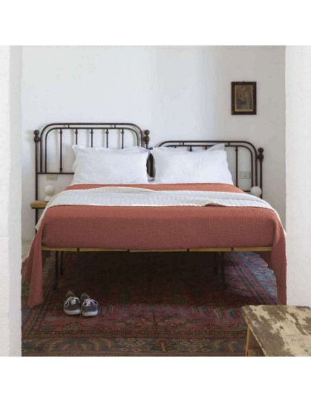 ΚΟΥΒΕΡΛΙ VIVARAISE TANA BLUSH 240×260 100% ΒΑΜΒΑΚΙ