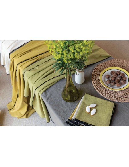 KITCHEN TOWEL WINKLER GRACE OMBRE 40x40 100% RECYCLED COTTON