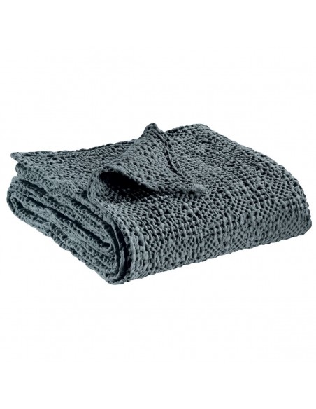 THROW VIVARAISE TANA CENDRE 180X260 100%COTTON