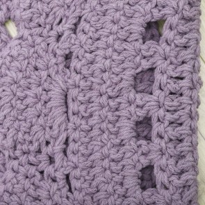RUG NATTIOT ALMA MAUVE D120 100% COTTON 2