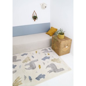 ΧΑΛΙ NATTIOT ANDINO BLEU 120x170 100% ΣΥΝΘΕΤΙΚΟ 2