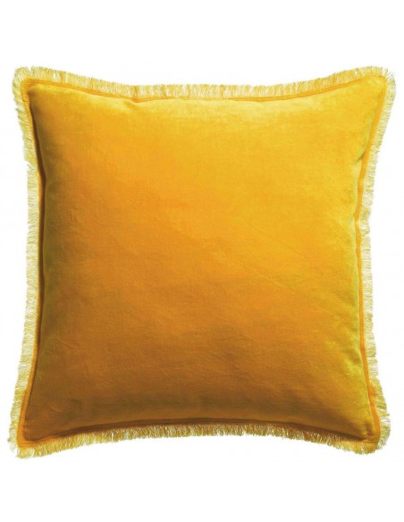 CUSHION VIVARAISE FARA CURRY 45×45 100% VELVET COTTON