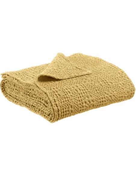 THROW VIVARAISE TANA GOLD 180X260 100% COTTON