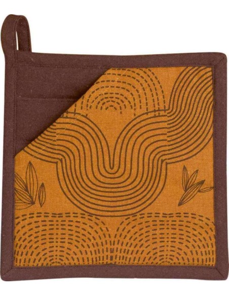 KITCHEN PLATE WINKLER ETNA AMBRE 20x20 POTHOLDER 80% COTTON 20% POLYESTER