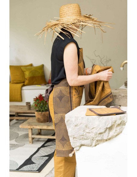 ΠΕΤΣΕΤΑ ΚΟΥΖΙΝΑΣ WINKLER ETNA AMBRE 50x70 80% ΒΑΜΒΑΚΙ 20% POLYESTER