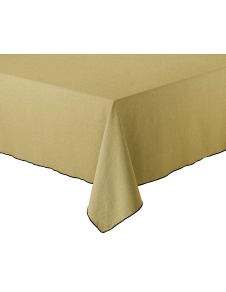 TABLECLOTH WINKLER GRACE KAKI 140x250 100% COTTON