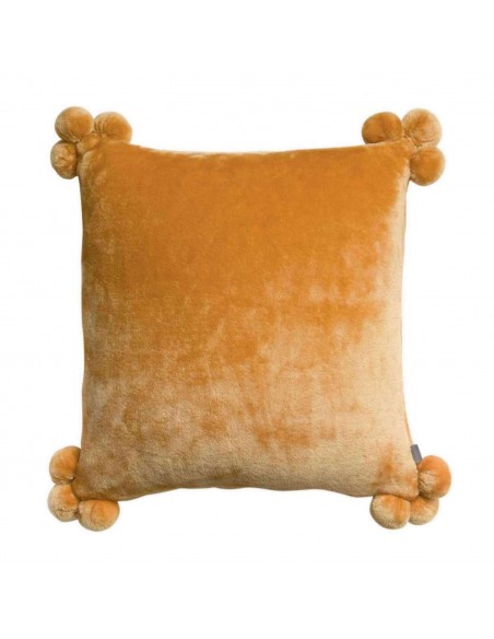 ΜΑΞΙΛΑΡΙ VIVARAISE TENDER POMPONS OCRE  45×45 100% POLYESTER