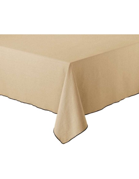 TABLECLOTH WINKLER GRACE CAMEL 140x250 100% COTTON