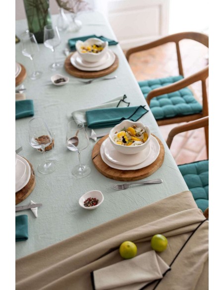 ΠΕΤΣΕΤΑ ΚΟΥΖΙΝΑΣ WINKLER GRACE CELADON 40x40 100% ΒΑΜΒΑΚΙ